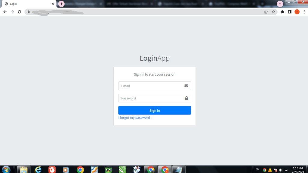 login