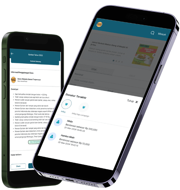 catatan histori donasi online